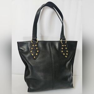 Black Wilson's Leather Studded Bag
